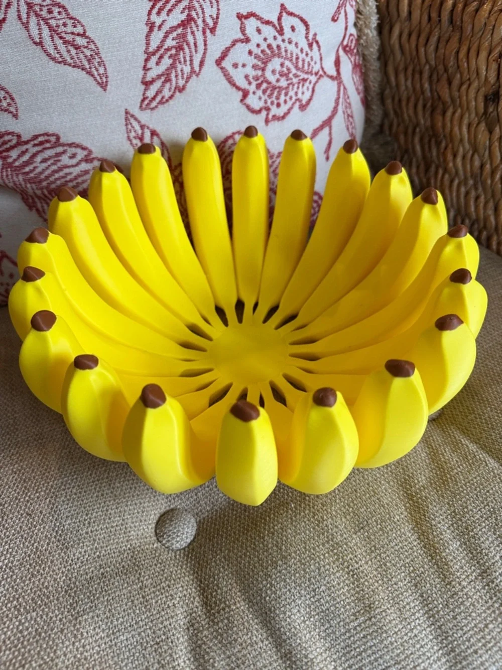 Hand Crafted Yellow Banana Serve Bowl - Picture 3 of 4